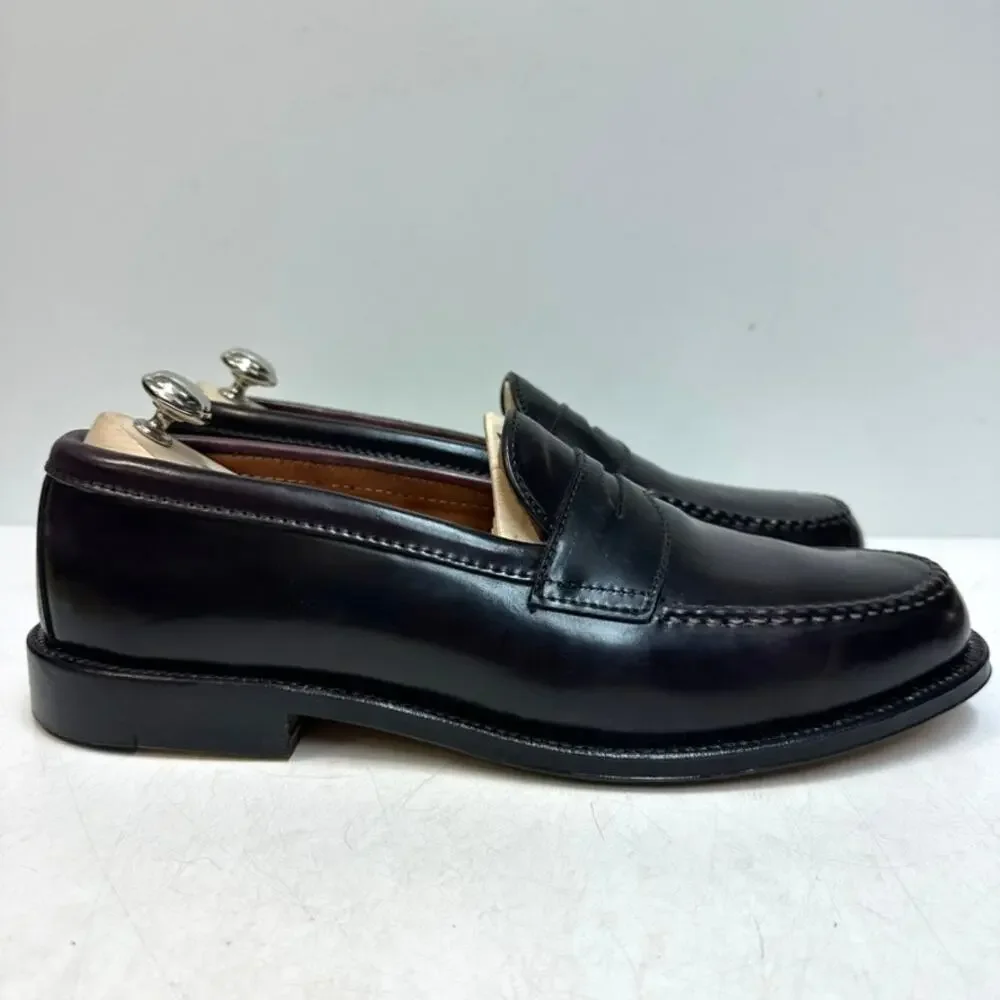 NWOT Todd Snyder x Alden 986 Cordovan Leisure Handsewn Loafer LHS Color 8 11.5 D